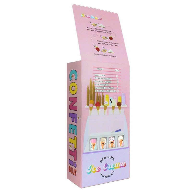 Ice Cream Scented Perfume Making Kit Confetti Blue 