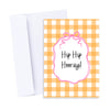 Gingham Happy Birthday Card - Fun and Colourful Bday Card Popsy Press 