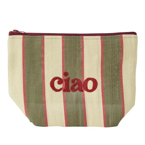 Ciao Recycled Pouch - Olive Homewares Coast To Coast 