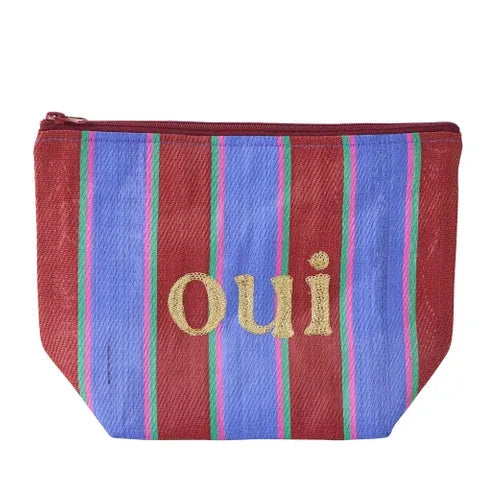 Oui Recycled Pouch - Multi Homewares Coast To Coast 
