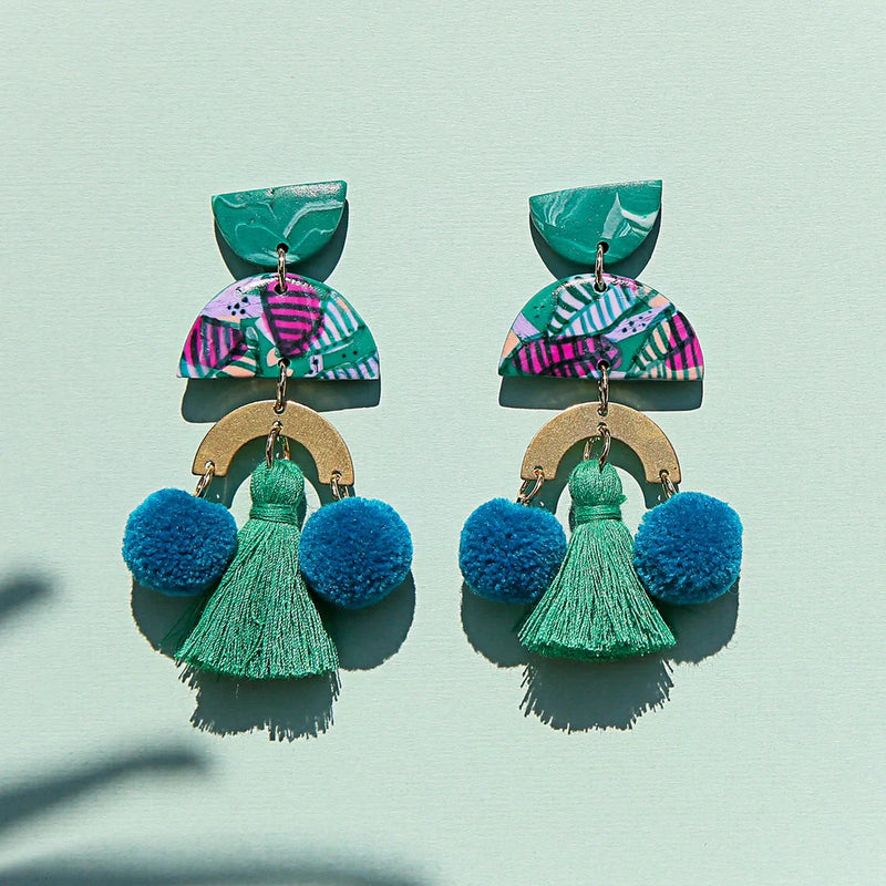 Daintree Pom Pom Earrings Jewelry Kingston Jewelry 