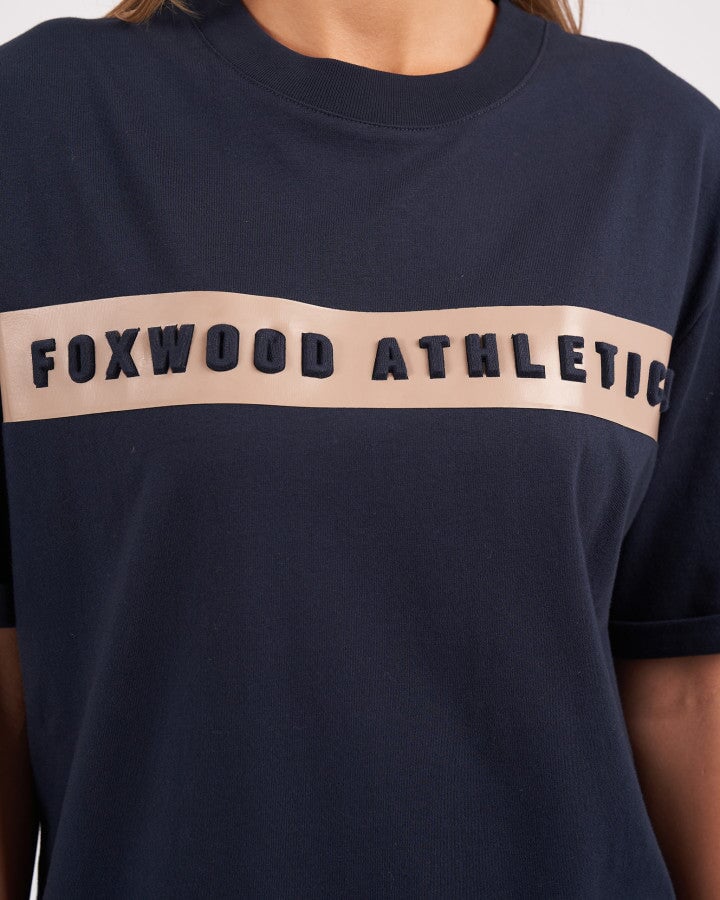 Foxwood Athletics Tee - Navy Top Foxwood 