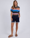 Gazelle Stripe Knit Top Foxwood 