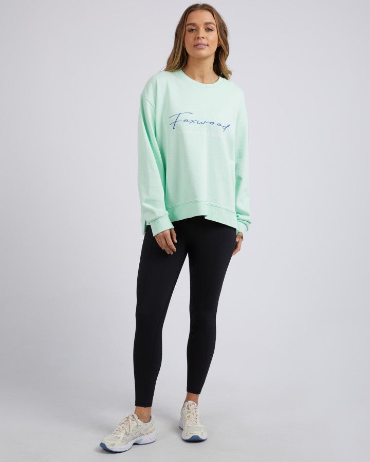 Glider Crew - Mint Jumper Foxwood 