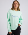 Glider Crew - Mint Jumper Foxwood 