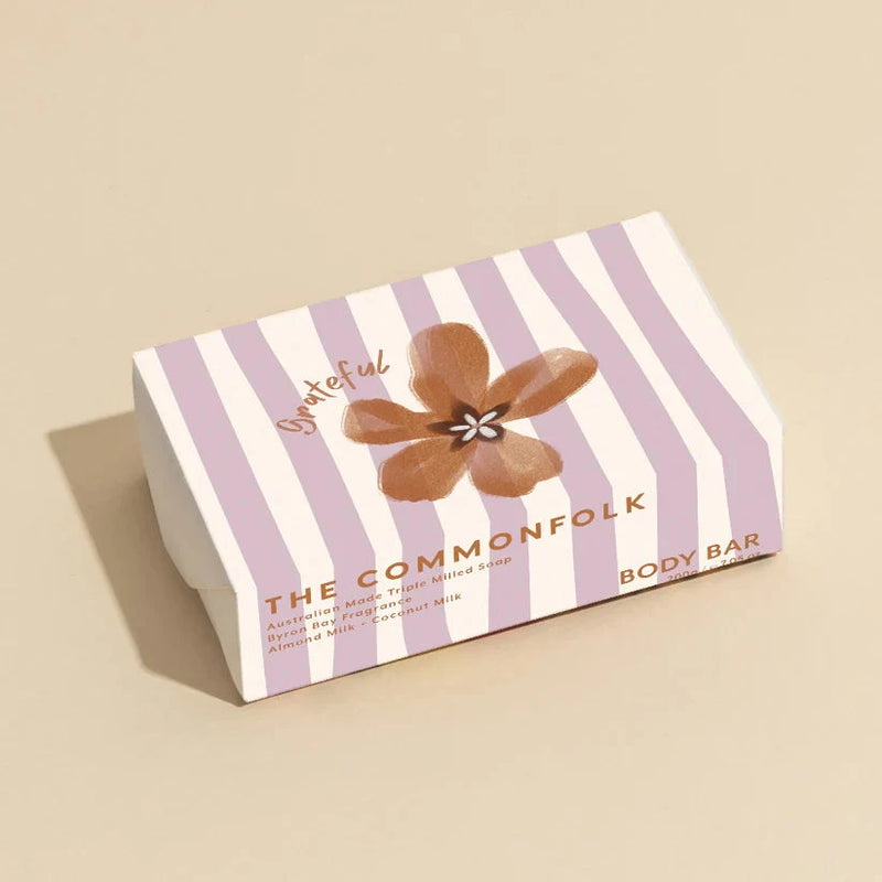 Body Bar - Grateful Stripe Soap The Commonfolk 