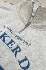 **PRE ORDER** Cloud Quarter Zip Sweat - Grey Marle Jumper Cracker Day Club 
