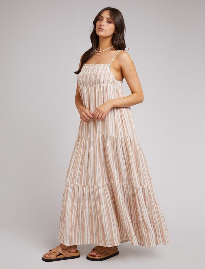 Grounded Maxi Dress - Tan Shirt All About Eve 