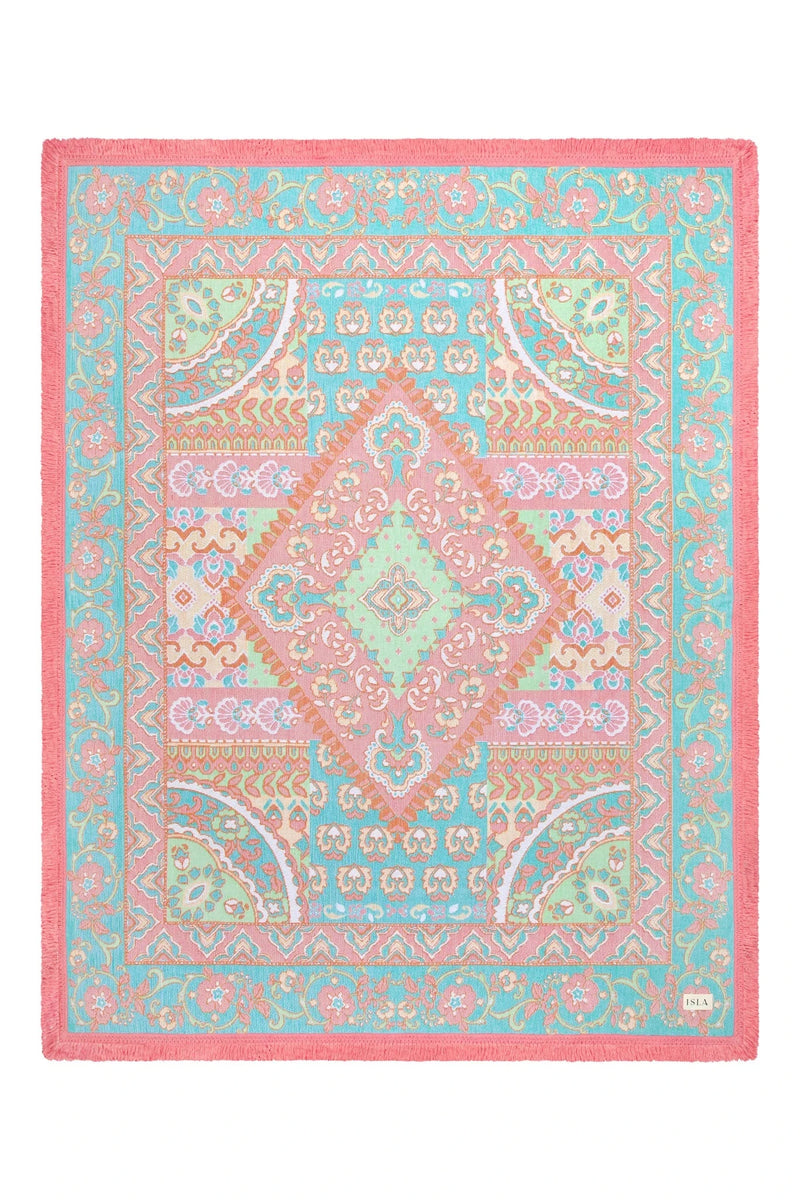 Daydreamer Woven Picnic Rug Isla In Bloom 