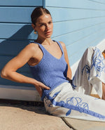 Rani Knit Tank - Blue Top White Closet 