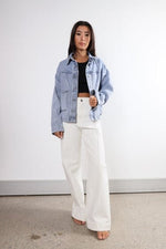 Mason Oversized Denim Jacket Top Refuge 
