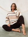 Sweet Treat Sweater - Coffee Knit Ebby & I 