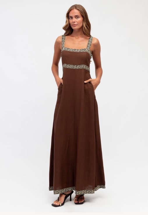 Athena Maxi Dress Dress White Closet 