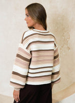 Sweet Treat Sweater - Coffee Knit Ebby & I 