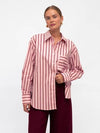 AZALEA STRIPE SHIRT Top White Closet 