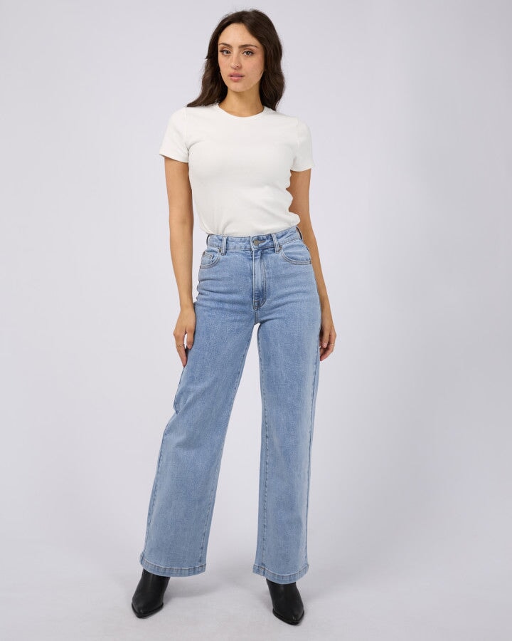 JACQUI WIDE LEG - Light Blue Pants All About Eve 