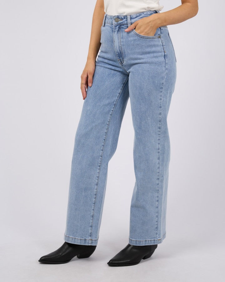 JACQUI WIDE LEG - Light Blue Pants All About Eve 