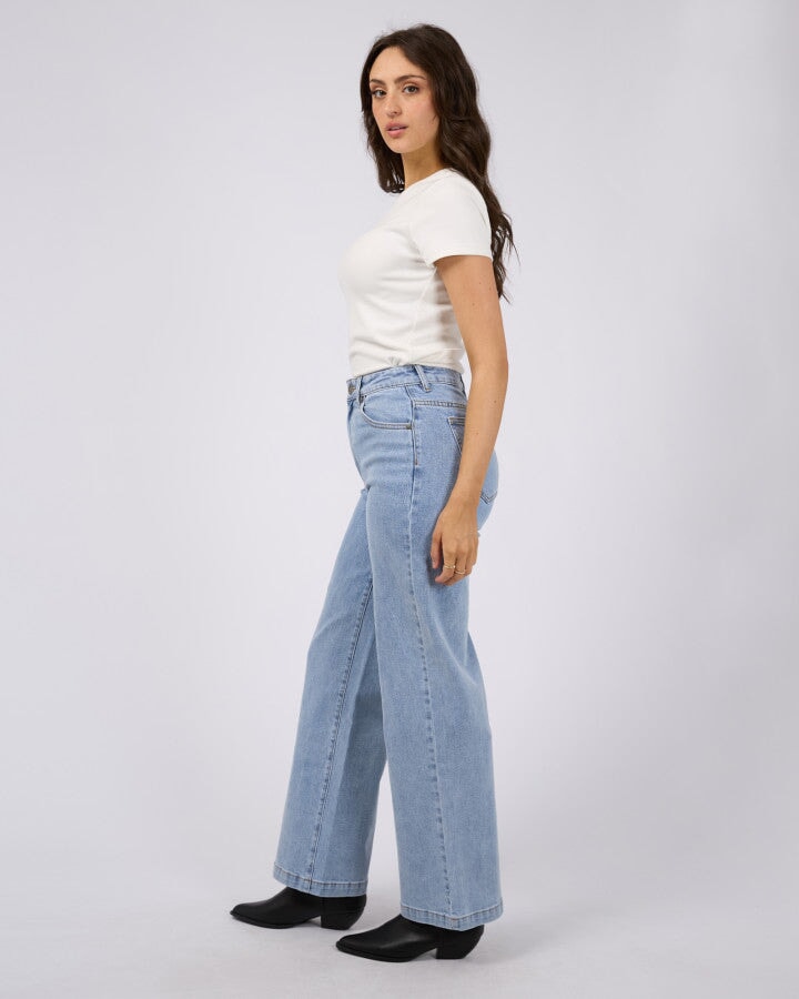 JACQUI WIDE LEG - Light Blue Pants All About Eve 