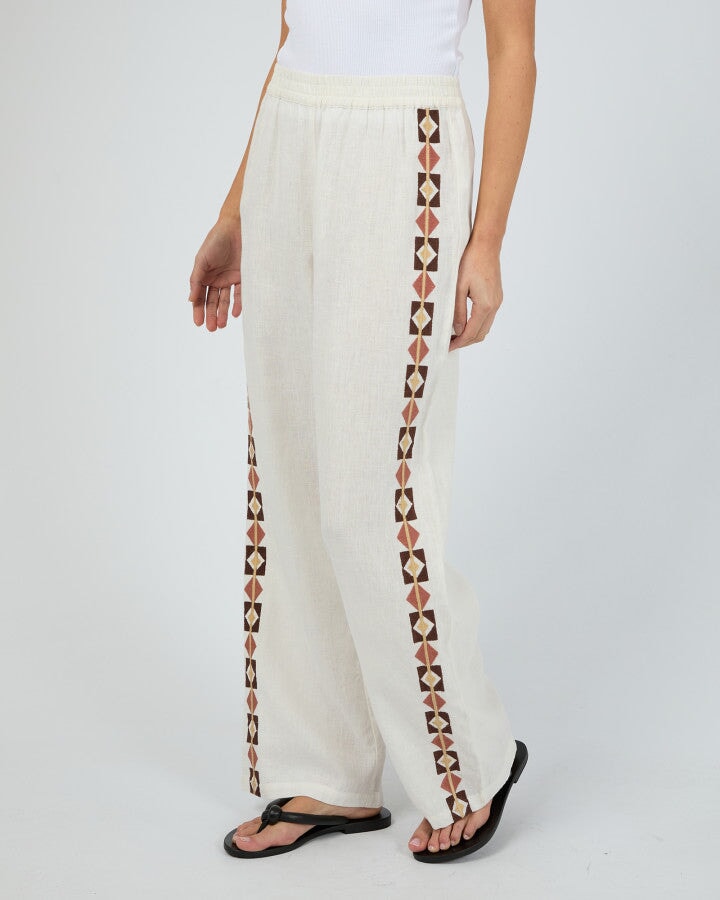 Los Cabos Pant Vintage White Pants Silent Theory 