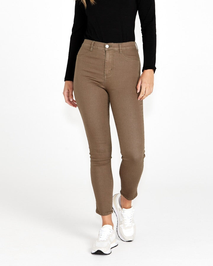 Luella Stretch Jean - Khaki Pants Sass 