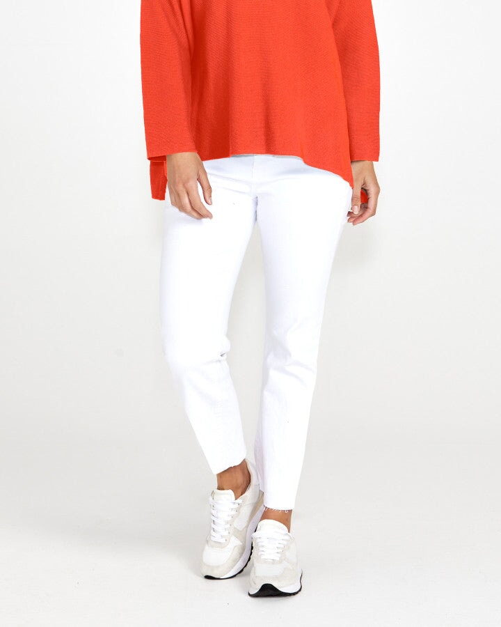 Luella Stretch Jean - White Pants Sass 