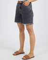 Millie Short Washed Black Shorts Foxwood 