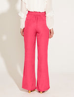 One And Only High Waisted Flared Pant - Pink Pants Fate + Becker 