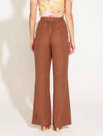 One And Only High Waisted Flared Pant - Mocha Pants Fate + Becker 