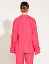 One And Only Oversized Blazer - Pink Jacket Fate + Becker 
