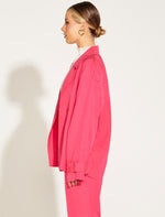 One And Only Oversized Blazer - Pink Jacket Fate + Becker 