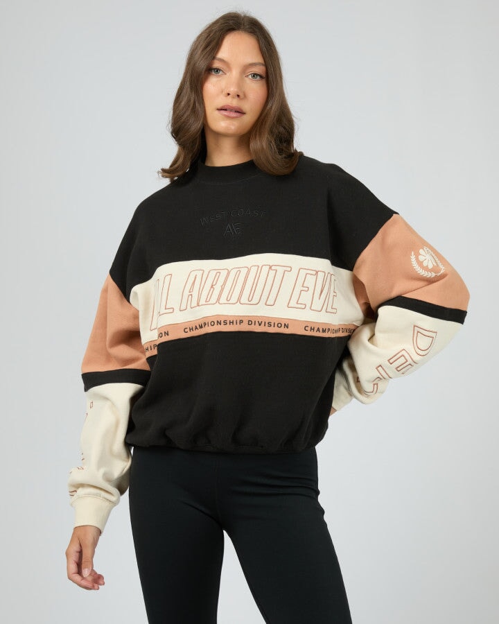 PERFORMANCE SLOUCH PANEL CREW Jumper All About Eve 