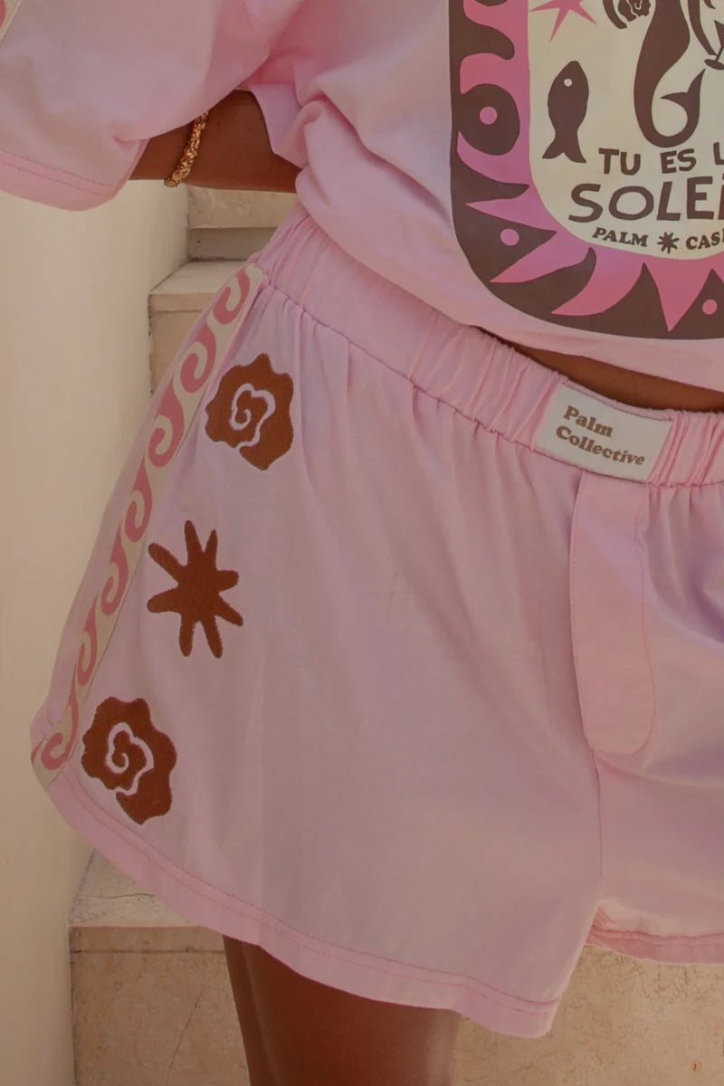 Sol Shorts- Pink shorts Palm Collective 