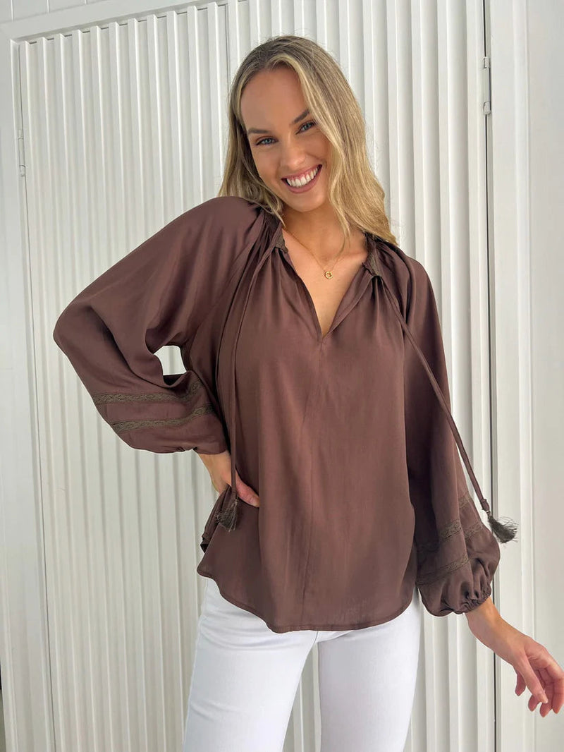 Raven Blouse - Donkey Top Mylk The Label 