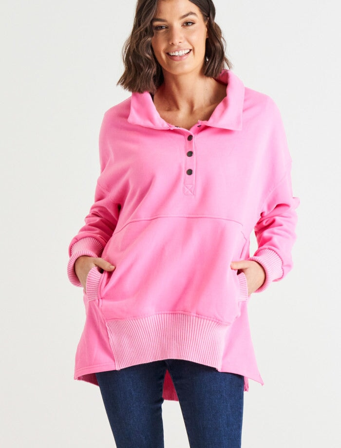 Sadie Sweat - Pink Sweater Betty Basics 