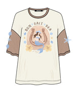 SUN SALT SEA OVERSIZED TEE Tee All About Eve 