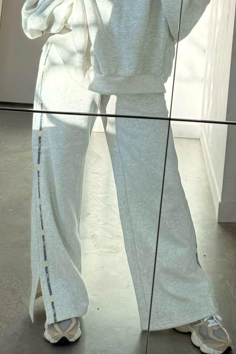 **PRE ORDER** Cloud Racer Sweatpants - Gray Marle trackpant Cracker Day Club 