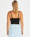 Tiana Seamfree Cami - Black Top Sass 