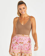 Tiana Seamfree Cami - Mocha Top Sass 