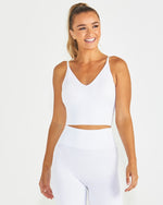 Tiana Seamfree Cami - White Top Sass 