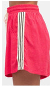 Side Stripe Shorts - Coral Jeans Label Of Love 