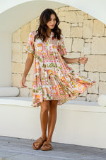 Morocco Tiered Mini Dress Dress Miracle 