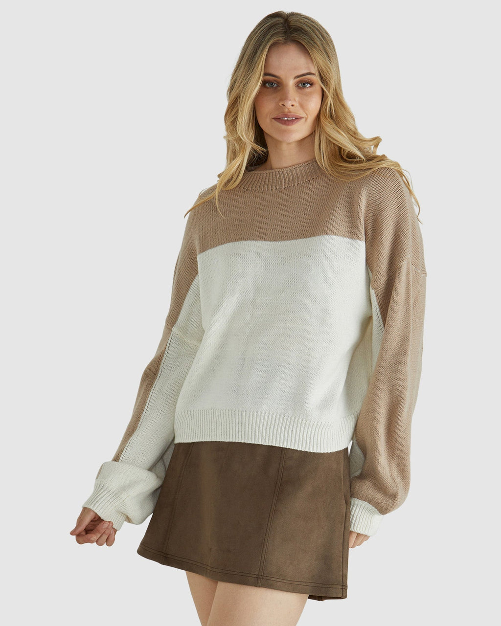 Valery Knit - Oatmeal/Bone Jumper Sass 