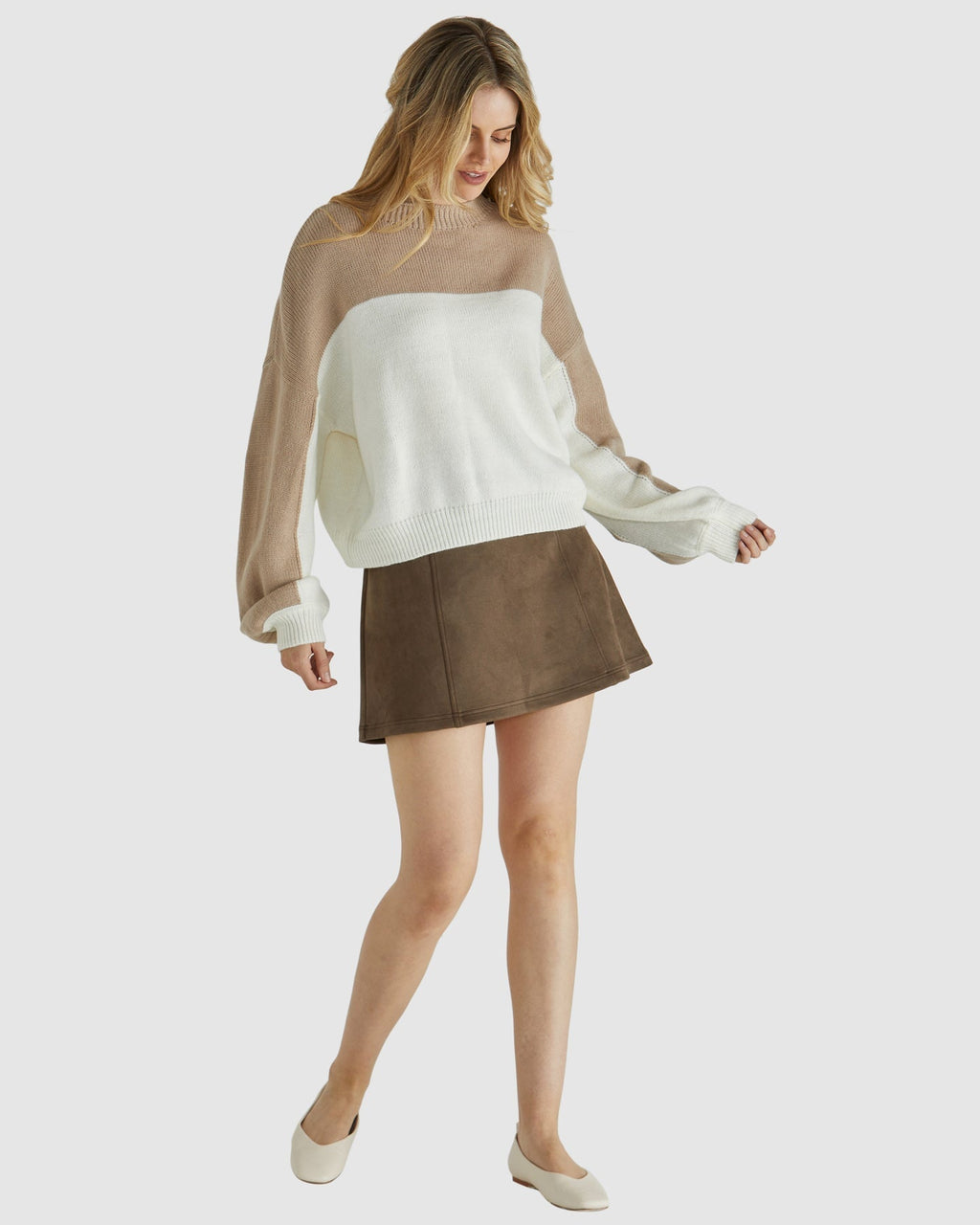 Valery Knit - Oatmeal/Bone Jumper Sass 