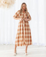 Shona Check Midi Dress Dress Ebby & I 