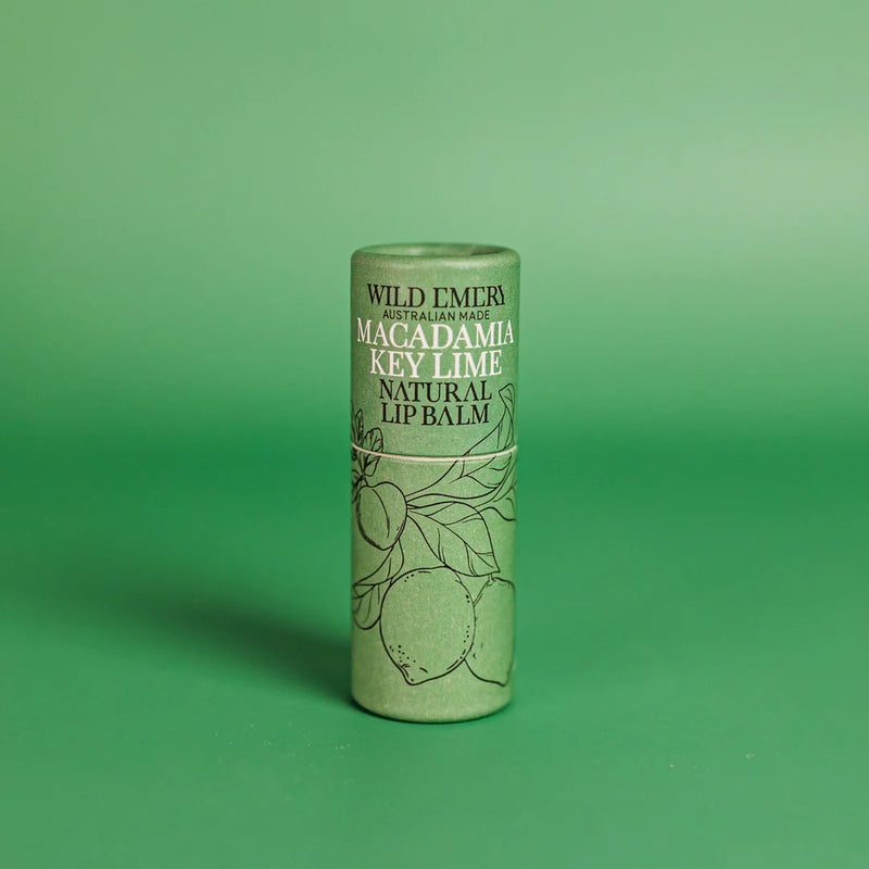 Natural Lip Balm - Macadamia Key Lime Lip Care Wild Emery 