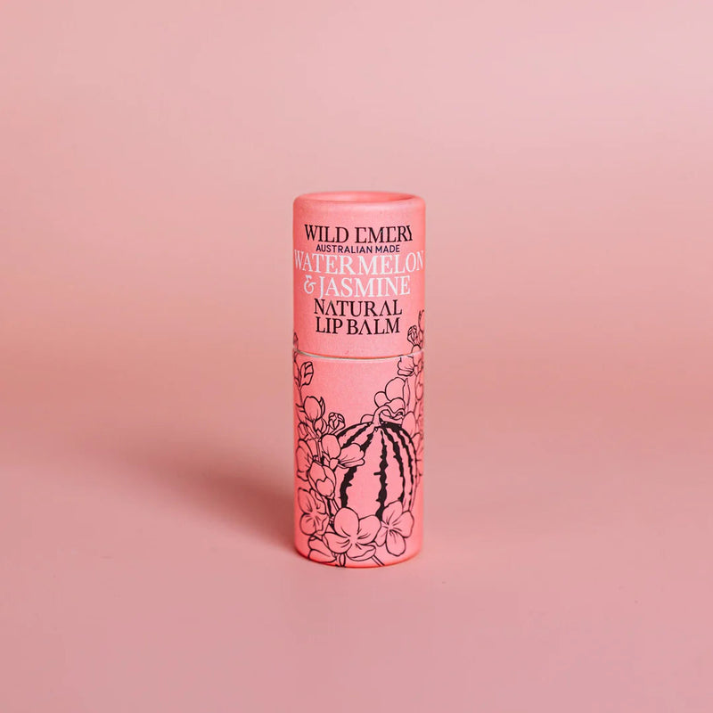 Natural Lip Balm - Watermelon & Jasmine Lip Care Wild Emery 