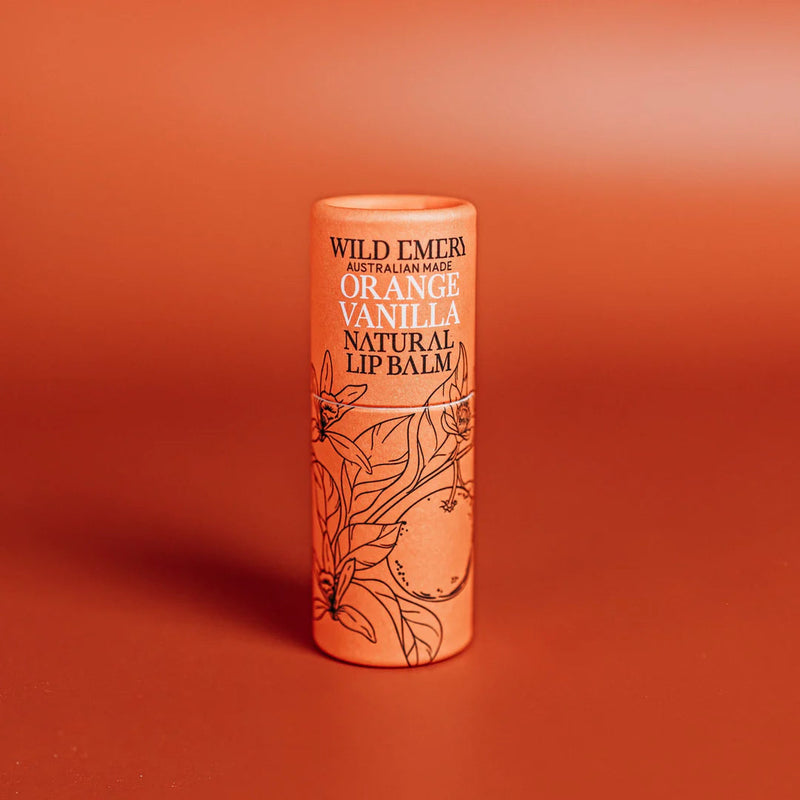 Natural Lip Balm - Orange Vanilla Lip Care Wild Emery 