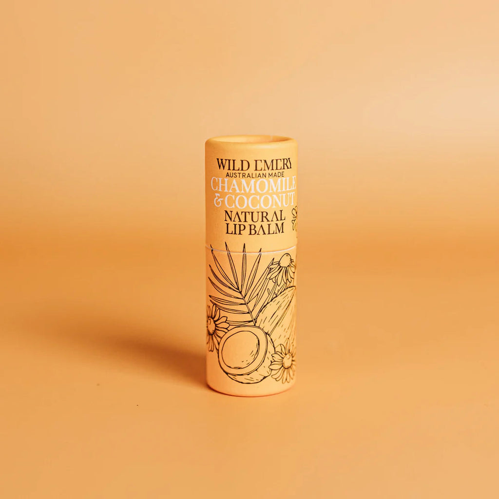 Natural Lip Balm - Chamomile & Coconut Lip Care Wild Emery 