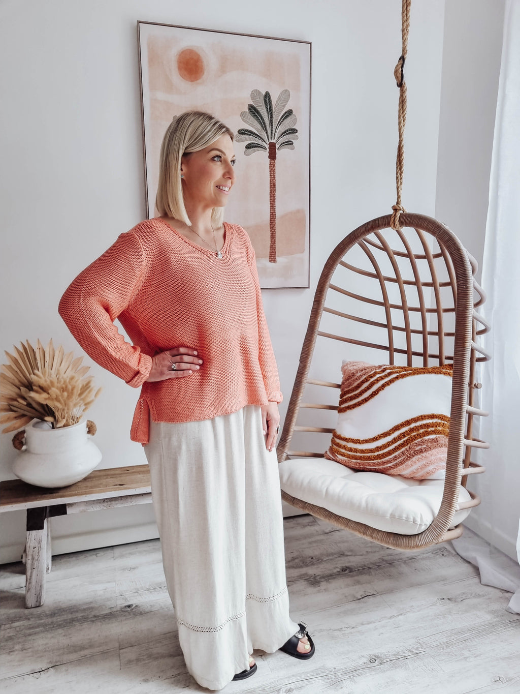 Izzy Knit - Coral Cardigan Silver Wishes 