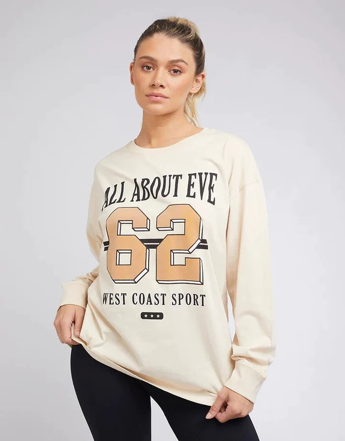 Carter Original Long Sleeve Tee Natural Tee All About Eve 